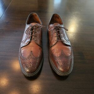 Allen Edmonds Macneil Wingtips Size 10E In Brown